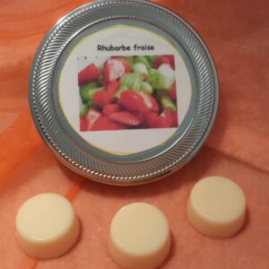 Fondants rhubarbe fraise-Rhabarber Erdbeere