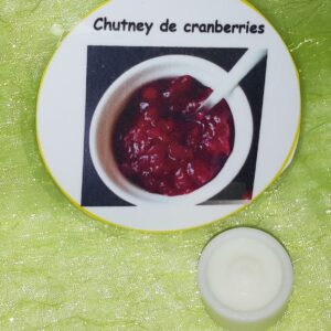 Fondants Chutney de cranberries-Preiselbeeren Chutney