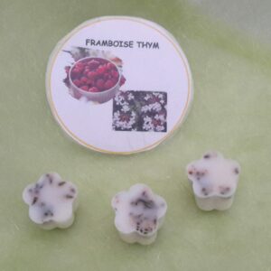 Fondants framboise fleures de thym
