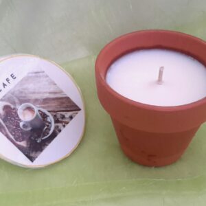 Pot terre cuite moyen café