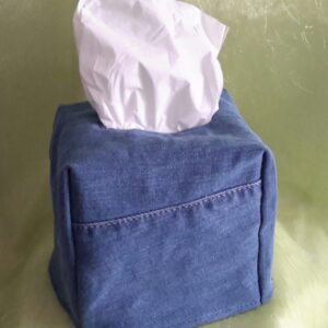 Boîte à mouchoirs jeans 4